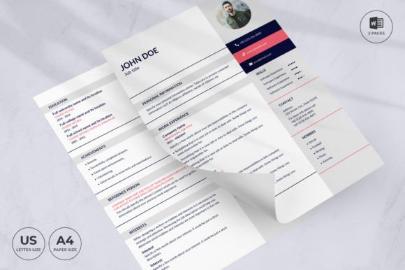 Art Gallery Resume Template CV: A Designer's Edge