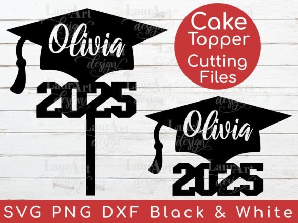 Celebrate 2025 Graduates with a Custom Cake Topper Design