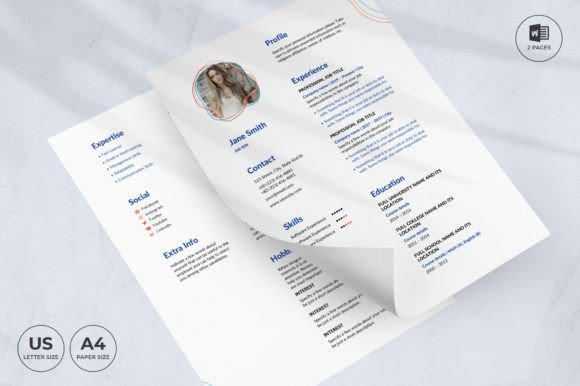 Event Planner Resume Template CV: Designing Your First Impression