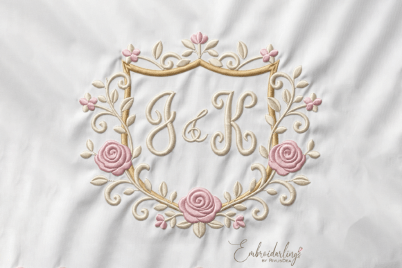 Floral Monogram Frame Embroidery Designs: A Versatile Creative Asset