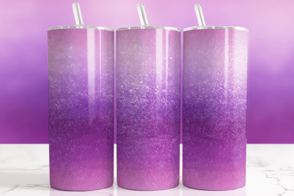 Ombre Purple Glitter Tumbler Wrap: A Designer's Guide