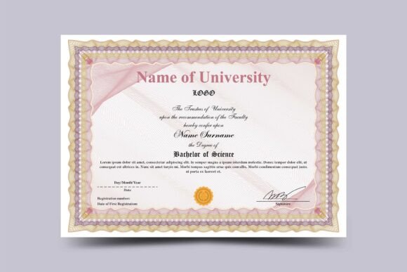 Secure Your Designs: Academic Certificates with Guilloche