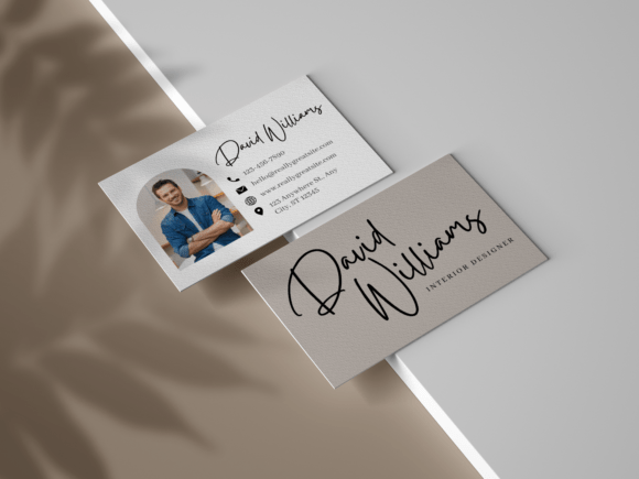 Simple Clean Business Card Template for Modern Branding