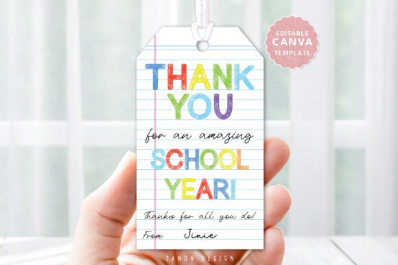 Thank You Teacher Appreciation Tag