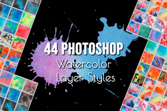 Transform Your Designs with Watercolor Photoshop Layer Styles