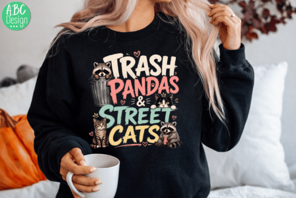Trash Pandas & Street Cats PNG: Urban Whimsy for Design